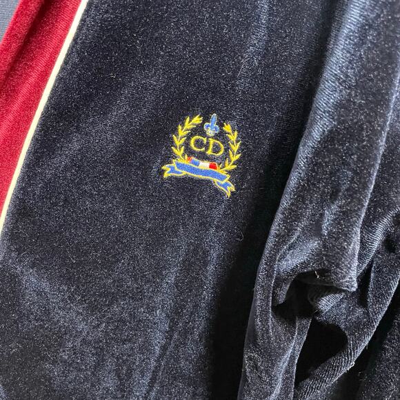 Vintage Christian Dior Monsieur Dark Velvet Robe One Size - Picture 6 of 8